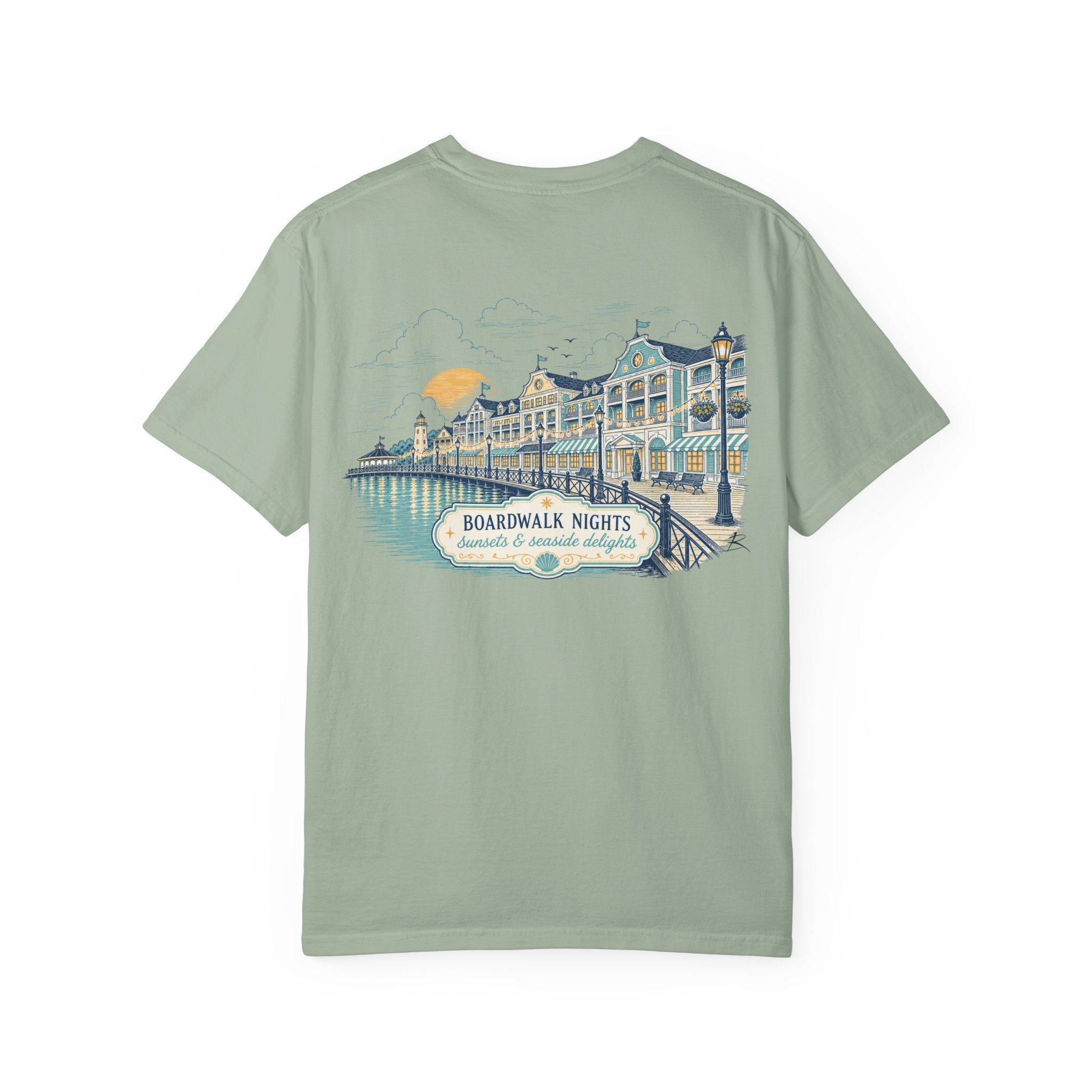 Boardwalk – Sketch Tee | Pastel Escapes