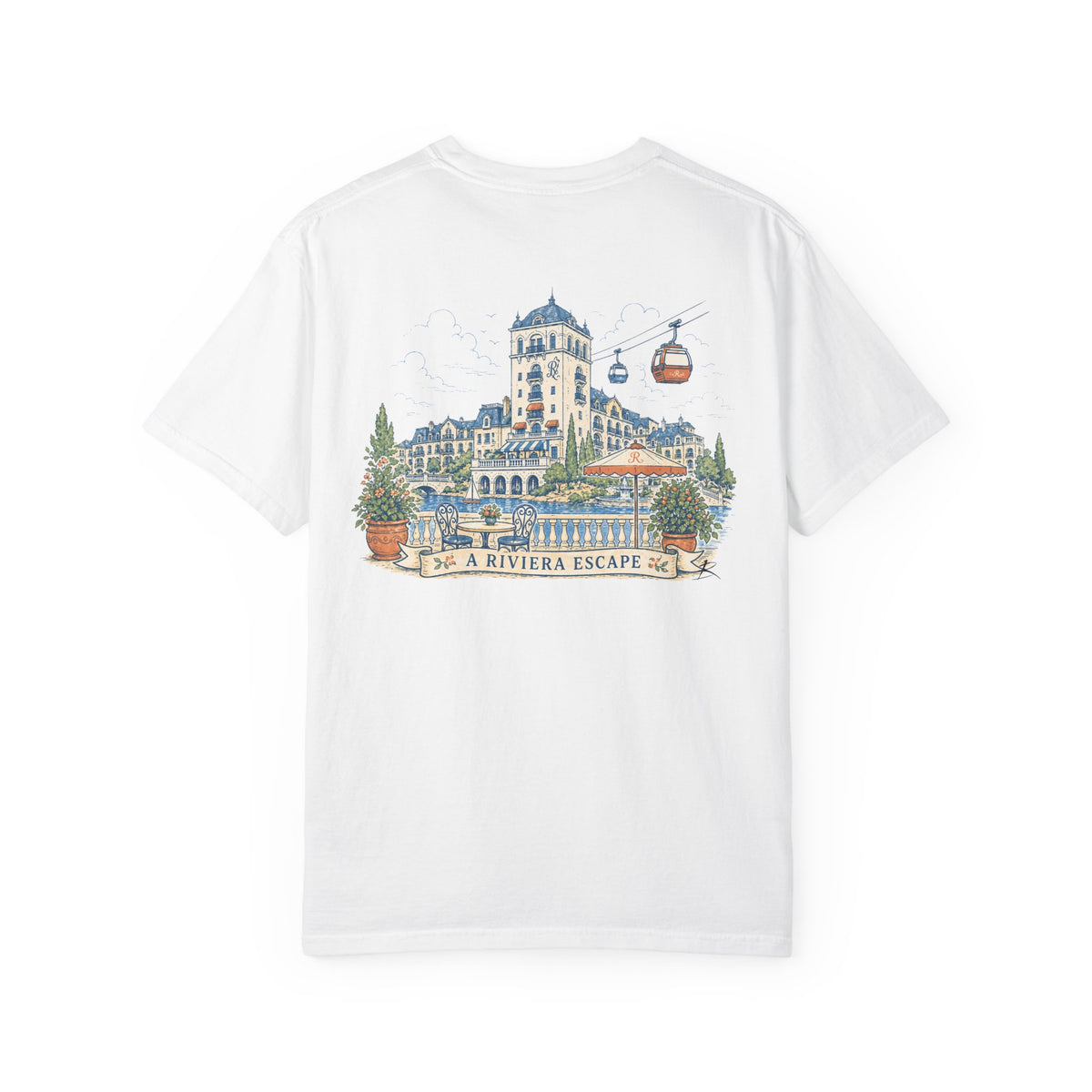 Riviera – Sketch Tee | Pastel Escapes