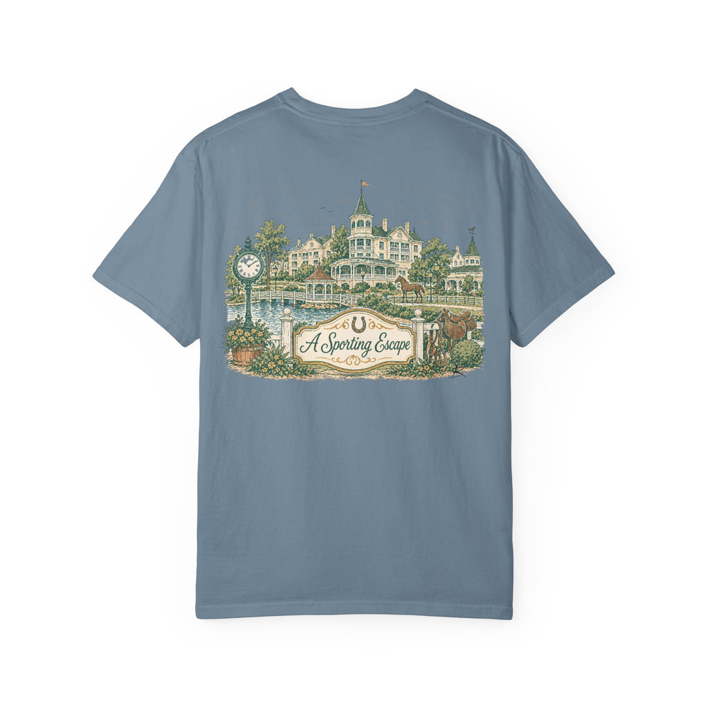 Saratoga Springs – Sketch Tee | Pastel Escapes