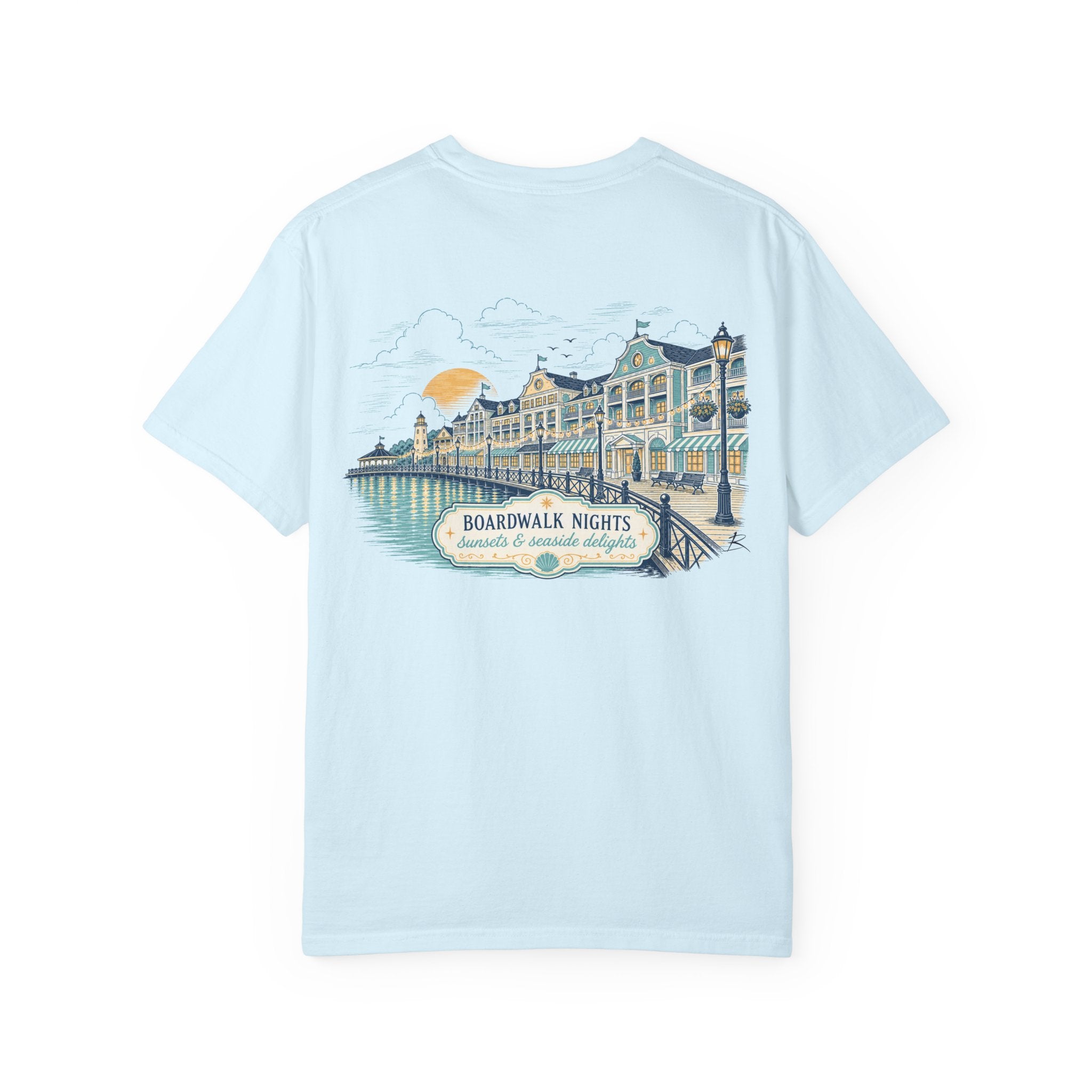 Boardwalk – Sketch Tee | Pastel Escapes