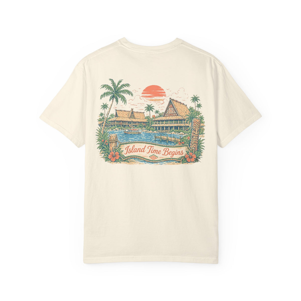 Polynesian – Sketch Tee | Pastel Escapes
