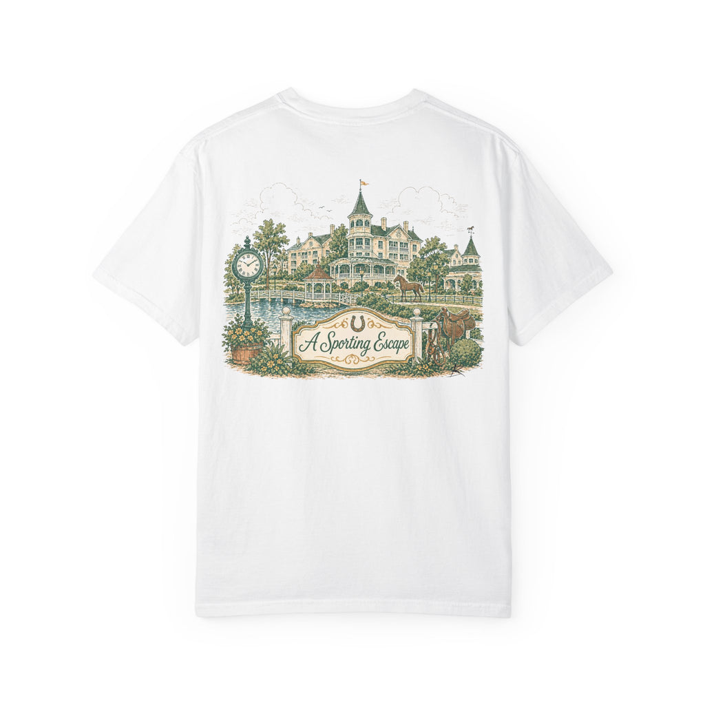 Saratoga Springs – Sketch Tee | Pastel Escapes
