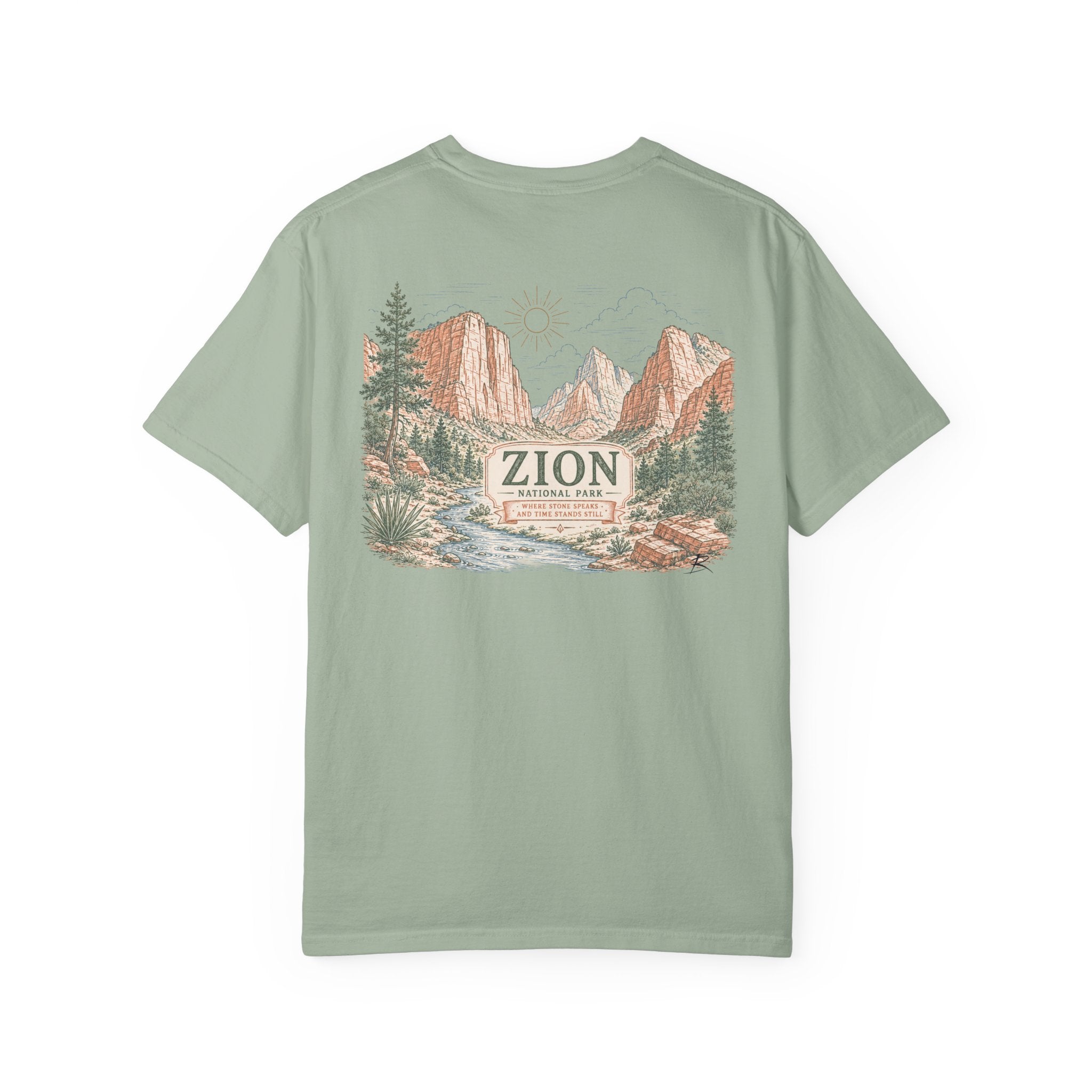 Zion – Sketch Tee | Summits & Sunsets