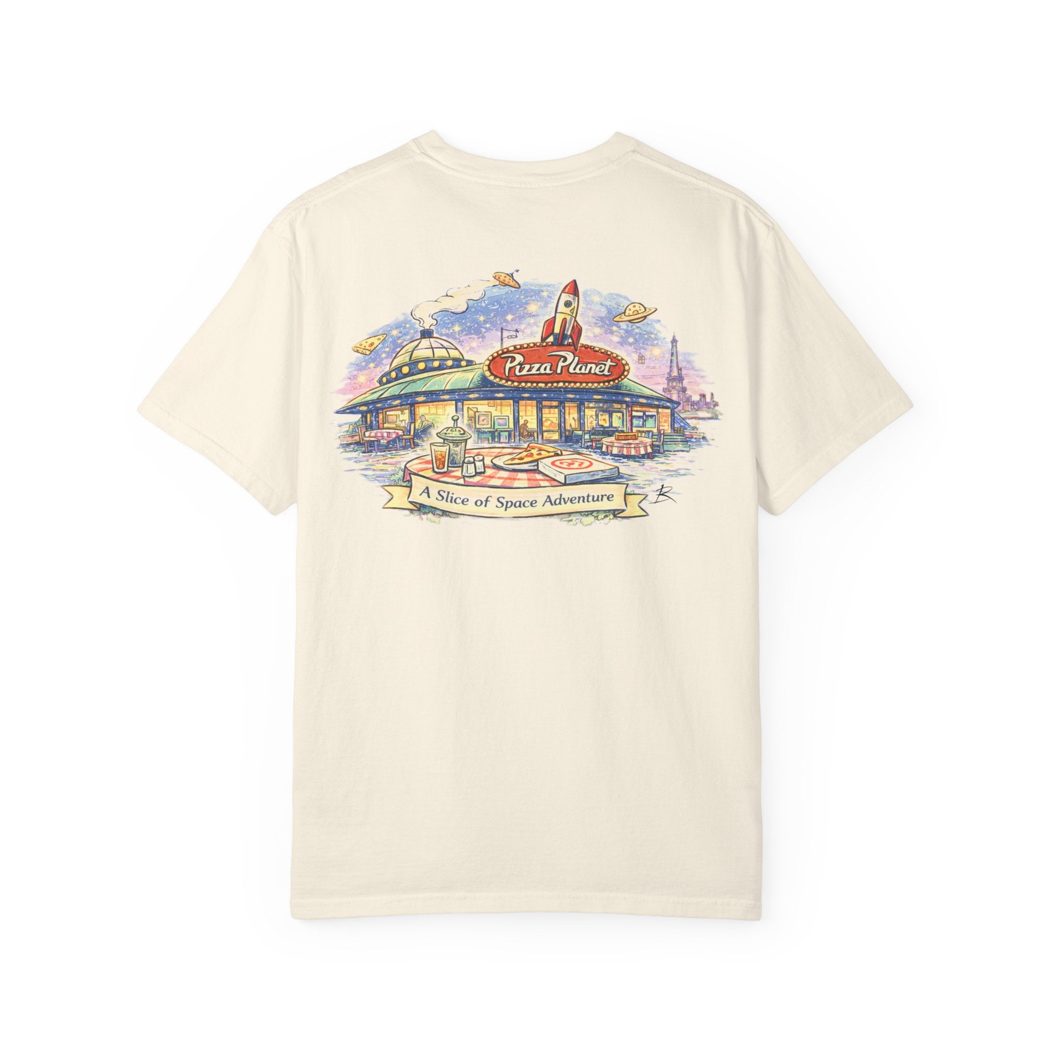Pizza Planet – Sketch Tee | Storybook Suppers