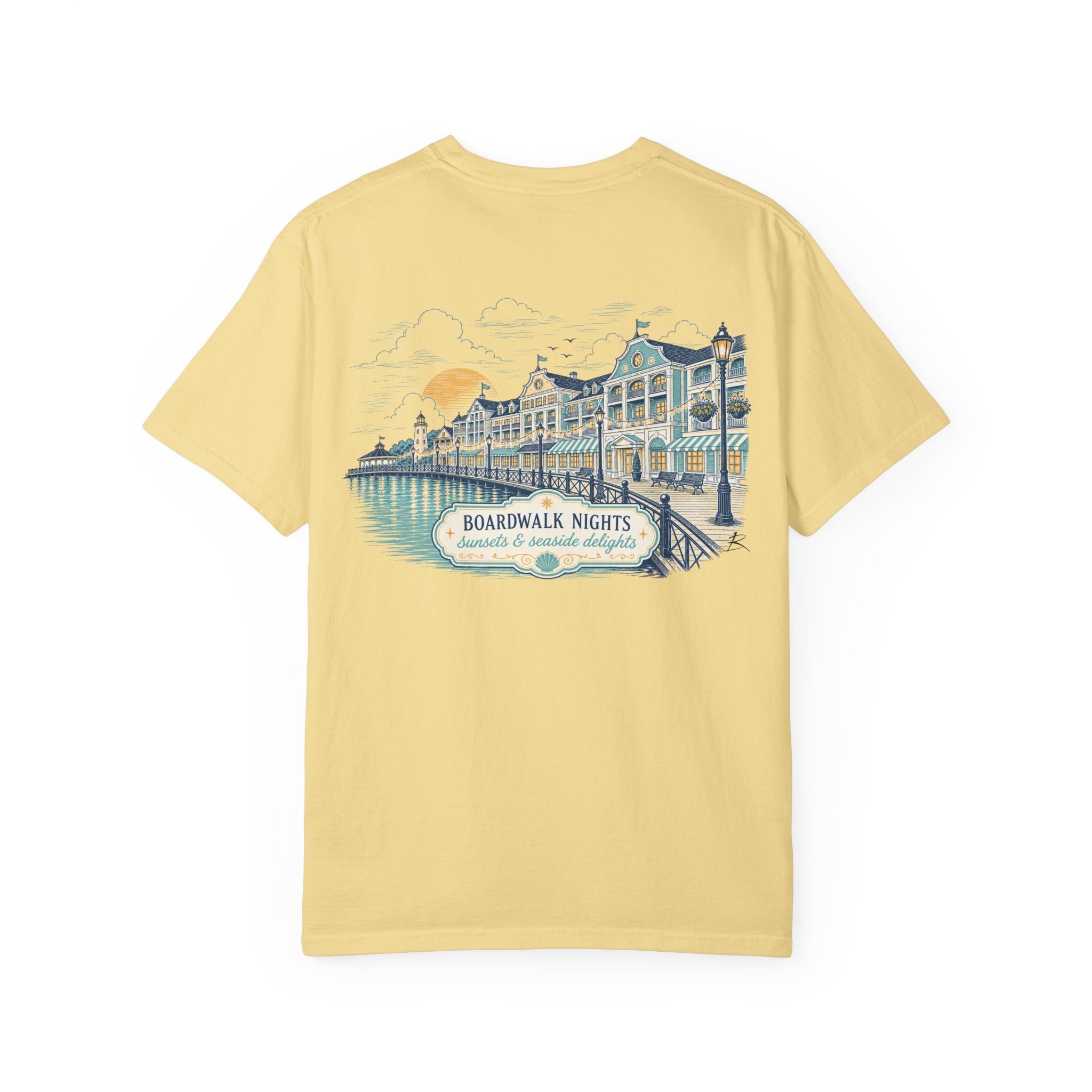 Boardwalk – Sketch Tee | Pastel Escapes
