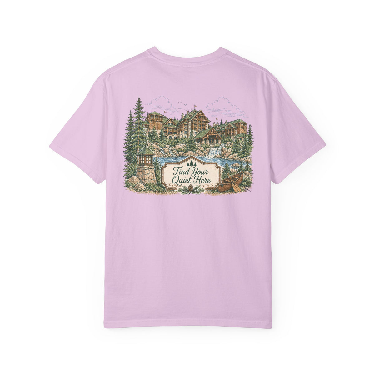 Wilderness Lodge– Sketch Tee | Pastel Escapes