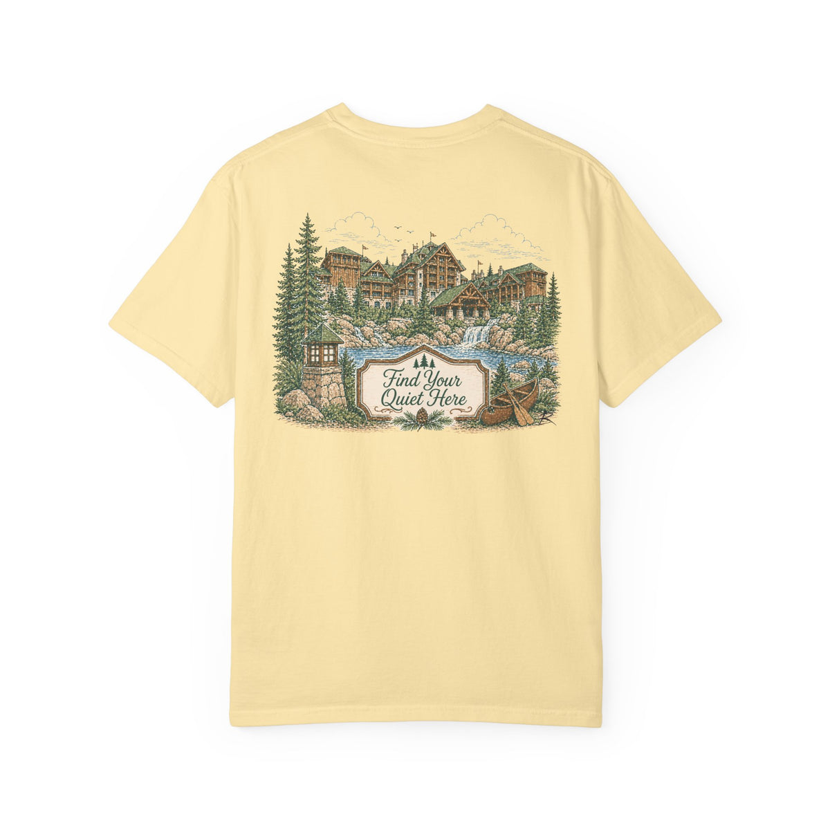 Wilderness Lodge– Sketch Tee | Pastel Escapes
