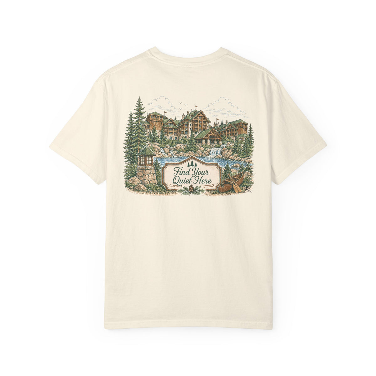 Wilderness Lodge– Sketch Tee | Pastel Escapes
