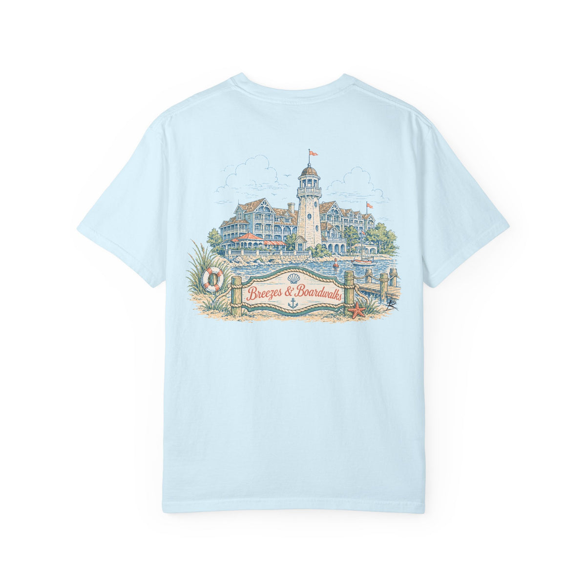 Beach Club – Sketch Tee | Pastel Escapes