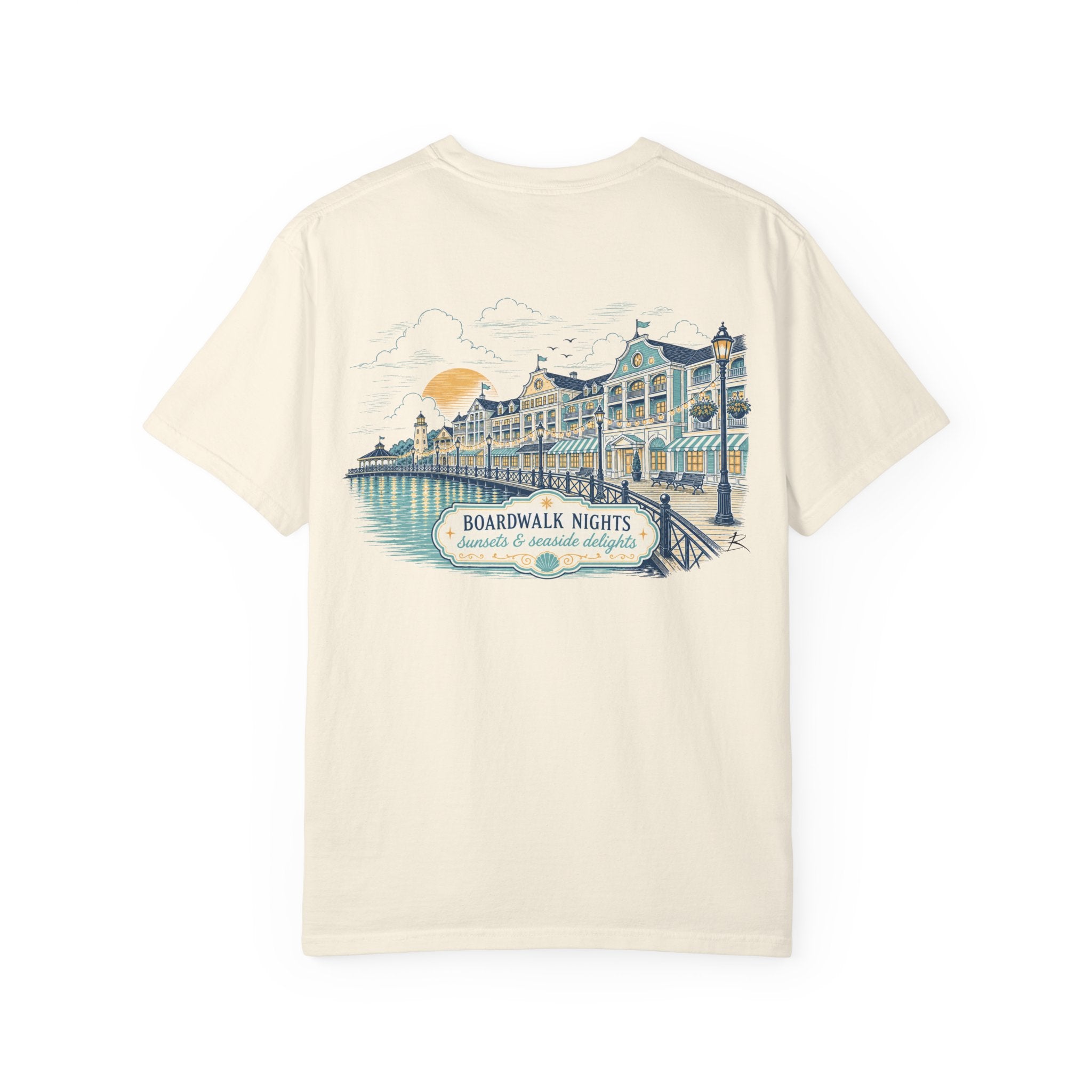 Boardwalk – Sketch Tee | Pastel Escapes