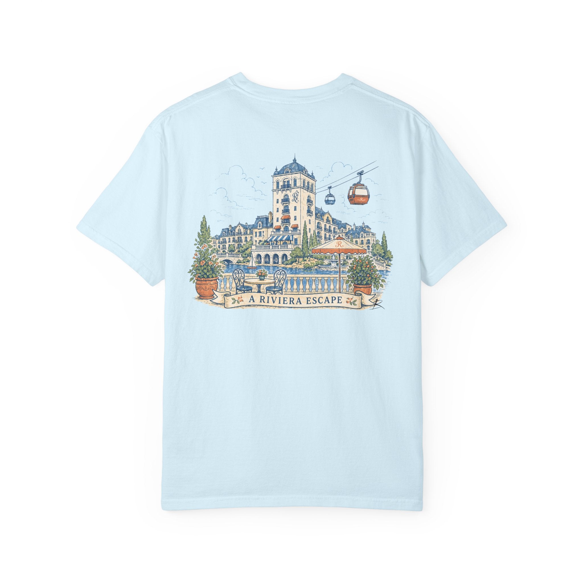 Riviera – Sketch Tee | Pastel Escapes
