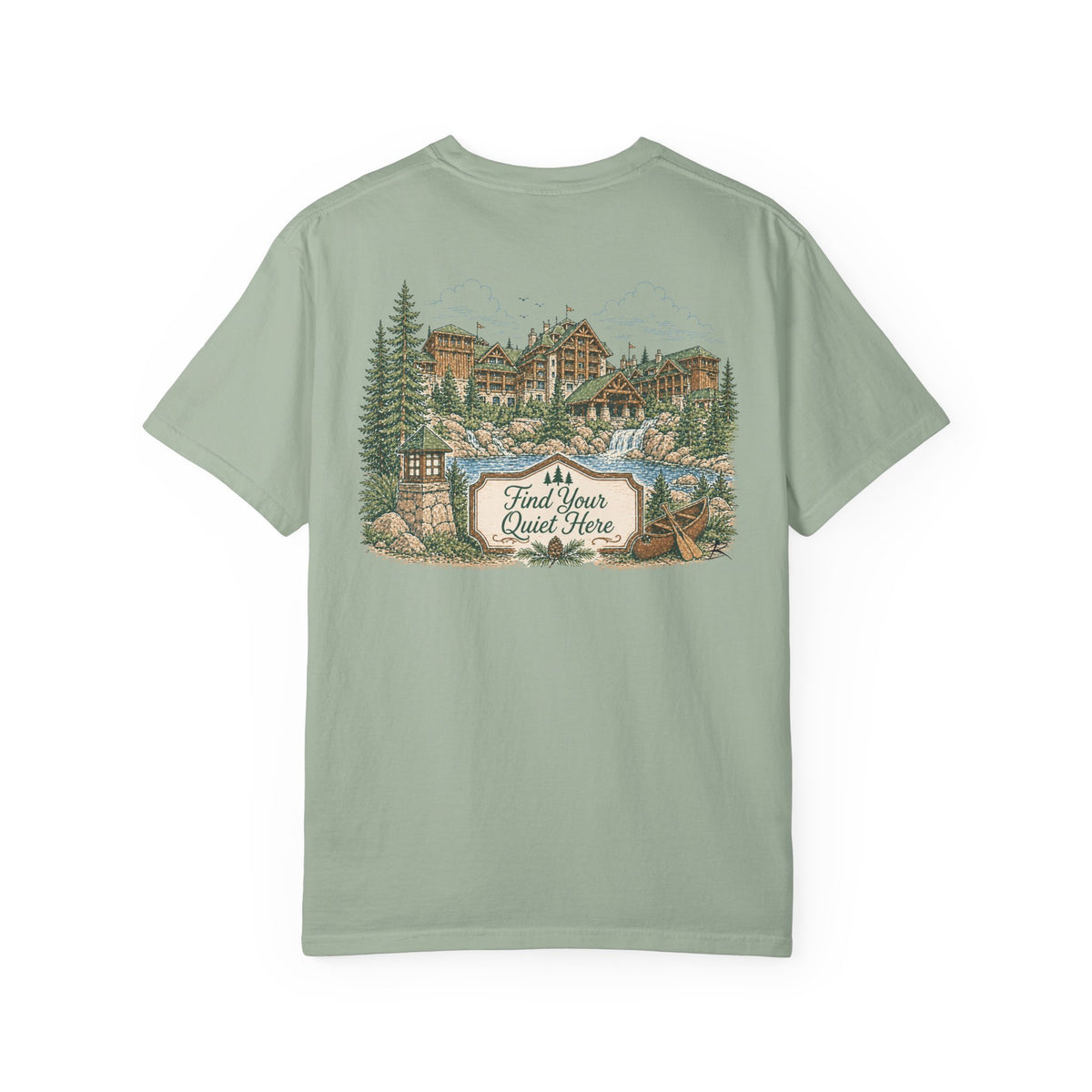 Wilderness Lodge– Sketch Tee | Pastel Escapes