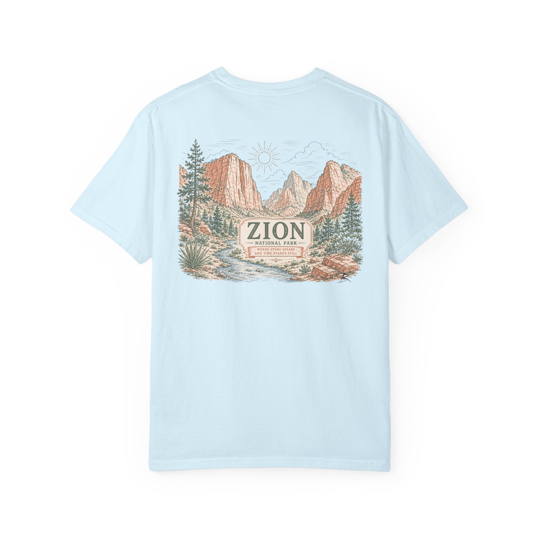Zion – Sketch Tee | Summits & Sunsets